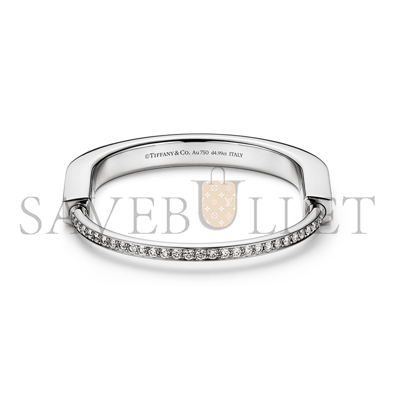 TIFFANY BRACELET WHITE GOLD, FULLY PAVÉ DIAMONDS GRP12237